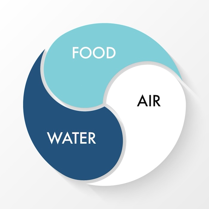 air water food circle copyright Energy Cloud Inc.